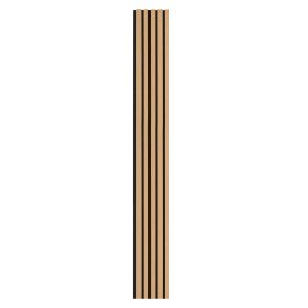 Wood Slat Acoustic Panels, 7.9 x 94.5 inch, MDF Accent Wooden Wall Panels for Modern Interior Wall Decor