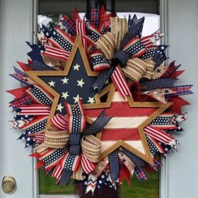 1 pc 250th anniversary of American independence, bald eagle commemorative wooden plaque, home porch decoration, wooden hanging board (Color: 32, size: 30*30*0.5cm)