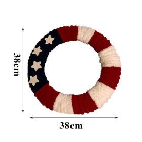 1PC Wooden tags for Independence Day, patriotic American homes, rural areas, wooden walls, door decorations, wooden crafts (Color: 51, size: 30*30*0.5cm)