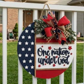 1 pc 250th anniversary of American independence, bald eagle commemorative wooden plaque, home porch decoration, wooden hanging board (Color: 40, size: 30*30*0.5cm)