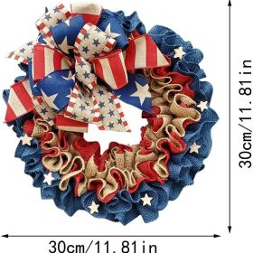 1PC Wooden tags for Independence Day, patriotic American homes, rural areas, wooden walls, door decorations, wooden crafts (Color: 50, size: 40*40*0.5cm)