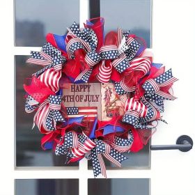 1PC Wooden tags for Independence Day, patriotic American homes, rural areas, wooden walls, door decorations, wooden crafts (Color: 70, size: 40*40*0.5cm)