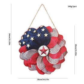 1PC Wooden tags for Independence Day, patriotic American homes, rural areas, wooden walls, door decorations, wooden crafts (Color: 69, size: 30*30*0.5cm)