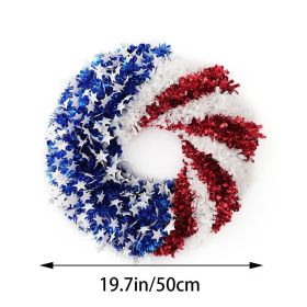 1PC Wooden tags for Independence Day, patriotic American homes, rural areas, wooden walls, door decorations, wooden crafts (Color: 73, size: 40*40*0.5cm)
